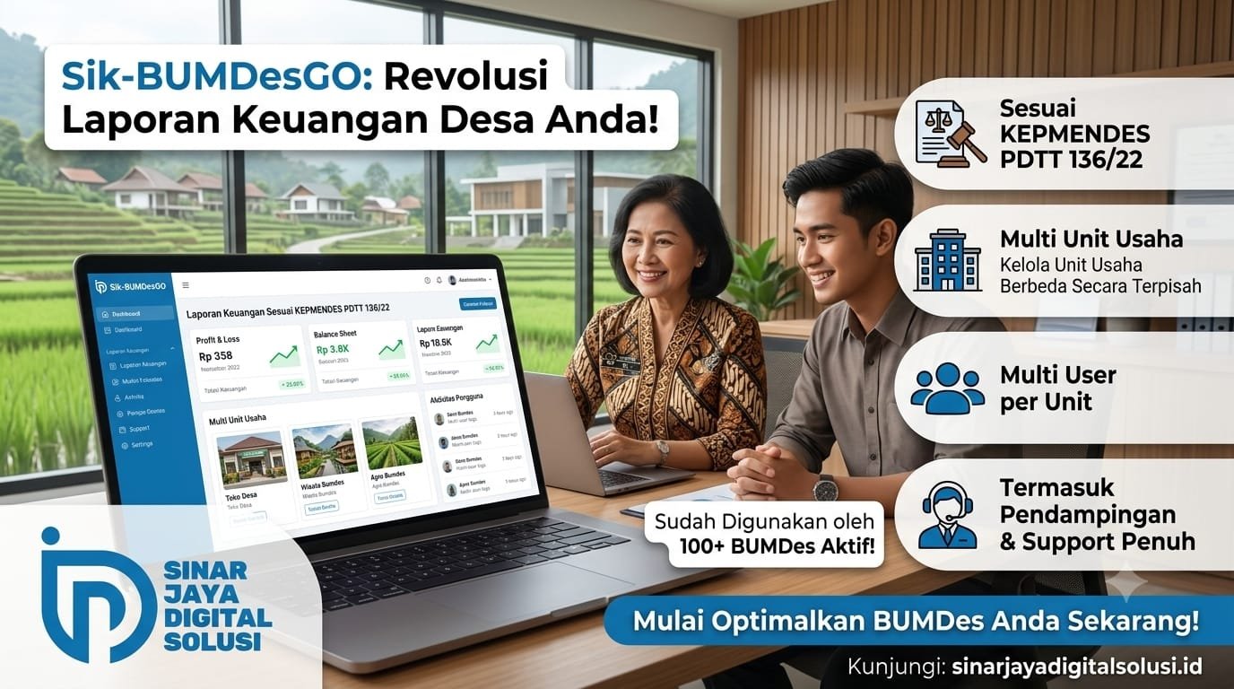 Sik-BUMDesGO: Revolusi Digital Tata Kelola Keuangan dan Aset Desa di Era Modern